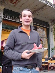 Panos at the Aeolis Cafe may be amused when you try to oder a frapouzo and he may even try to talk you out of it. But if enough people order it soon he will be drinking it too!
