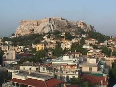 Acropolis and Plaka, Athens, Greece