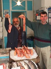 Athens Greece: Fish in Rafina