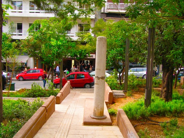 Kolonaki column, Athens, Greece