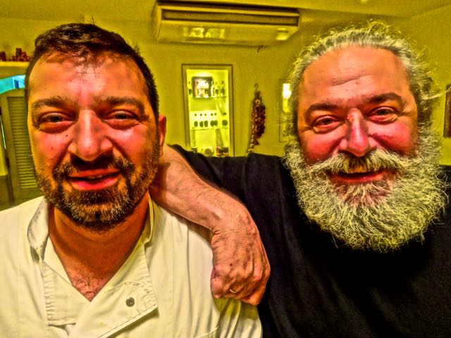 Chef George Kantelis and Panagiotis Papanicholau