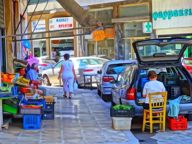 food market in kypseli