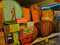Wine Barrels in Greece