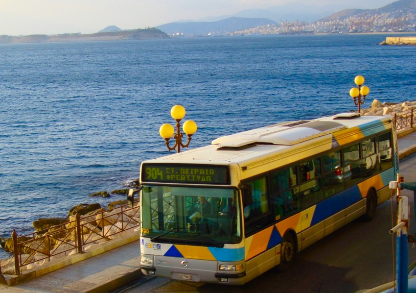 Athens Blue Bus Pireaus