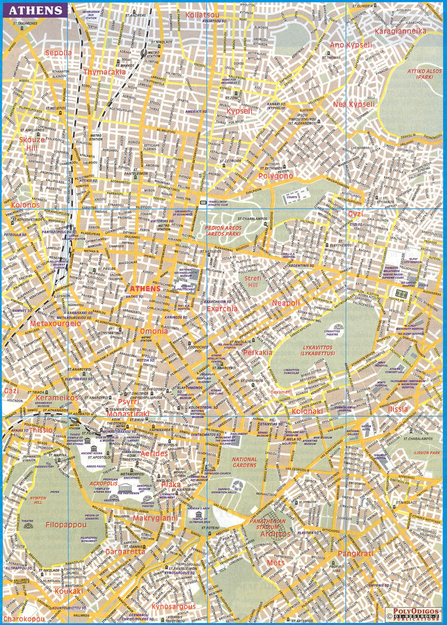 Open Street Map Greece Map Of Athens, Greece