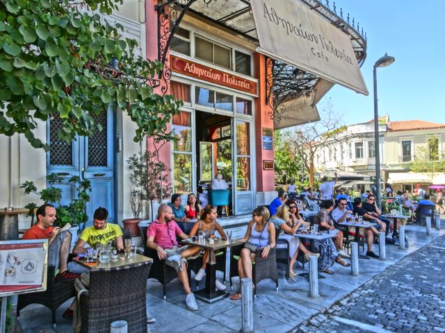 Cafe in Thission, Athens